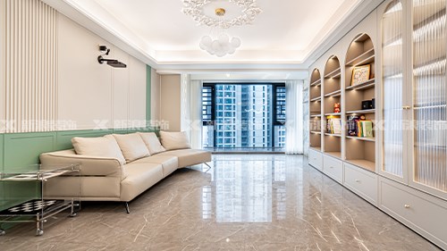 143m²精裝全屋定制，法式奶油溫馨實(shí)用|長沙全屋整裝